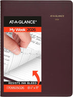 AT-A-GLANCE 2026 Appointment Book Planner, Weekly, 8-1/4" x 11", Large, Winestone (709505026)