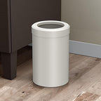 Gatco 1931, Modern Round Waste Basket, Matte Pearl