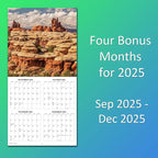 2026 Utah National Parks Monthly Wall Calendar | Travel Calendar 2025-2026