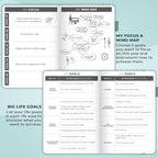 Clever Fox Planner – Undated Weekly & Monthly Planner for Productivity, Time Management & Goals – Organizer Journal – A5 (Aquamarine)