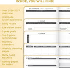 Clever Fox Dated Planner 2026-2027 – Weekly Life Planner Notebook for Time Management – Planner with Habits Tracker & To-Do List (Amber Yellow)