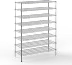 Regal Altair 21" Deep x 54" Wide x 74" Height Wire Shelving Kit | 8-Tier | NSF Commercial Storage Rack Unit
