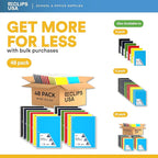 E-CLIPS USA Spiral Notebook, Wide Ruled Notebooks (48 Pack Bulk), 70 Sheets, Single Subject, Notebooks Bulk, 6 Color Assortment, 3 Hole Perforated Sheets (48, Wide Ruled)