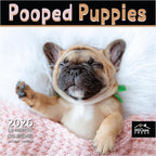 MICASA PRESS Pooped Puppies 2026 Wall Calendar 12 Month | 12" x 24" Open | Thick & Sturdy Paper | Holiday Gift | Cute Funny Puppy Dog Calendar 2026