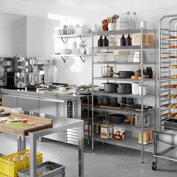 Regal Altair 18" Deep x 36" Wide x 74" Height Wire Shelving Kit | 8-Tier | NSF Commercial Storage Rack Unit