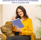 Clever Fox Dated Planner 2026-2027 – Weekly Life Planner Notebook for Time Management – Planner with Habits Tracker & To-Do List (Lavender)