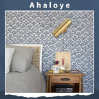 Ahaloye Gold Plug in Wall Sconce, Modern Swing Arms Wall Lamp with Cord Wall Light for Bedroom (Bulb Included)