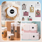 1 Inch Round Color Coding Labels, 1000 PCS Per Roll Black Color Coded Dot Stickers, Round Color Dot Labels for Organizing, Filing, and Storage