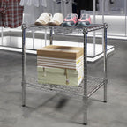 Regal Altair 18" Deep x 24" Wide x 27" Height Wire Shelving Kit | 2-Tier | NSF Commercial Storage Rack Unit