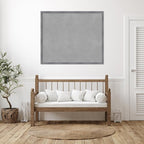 Amanti Art Grey Framed Magnetic Board 42x50 Oversize Vision Board for use with Magnets, 100% Metal Sheet to Display Items as Office Decor or for Home Organization in mudroom, Kitchen or Kids Room