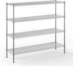 Regal Altair 18" Deep x 60" Wide x 54" Height Wire Shelving Kit | 4-Tier | NSF Commercial Storage Rack Unit