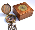 For I Know The Plans I Have For You, Jeremiah 29:11, Solid Brass Directional Engraved Compass, Baptism Gifts for Boys Girls, First Communion, Christian Gifts for Men, First Confirmation Gifts for Boys