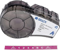 Brady Authentic (M21-375-595-PL) All-Weather Vinyl Label for Indoor/Outdoor ID, Lab and Equipment Labeling, White on Purple- ForM210, M210-LAB, M211, BMP21-PLUS and BMP21-LAB Printers, .375" W, 21' L