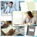 Affrolling 2 Pack Carbonless Lab Notebook Carbon Copy 8.5'' X 11'' Laboratory Engineering Chemistry Computation Notebook Science Grid Contains 50 Sets of Pages 100 Pages Total Coil Binding(Black)