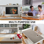 Bloss Pearl Gray Desk Mat 31.5"x15.7", Desk Matt for Desktop, Waterproof Large Desk Pad, Computer Mat for Office/Home/Decor/Christmas Desk Mat