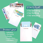 Blue Summit 100 Pack Rigid Mailers 9x12, Heavy Duty 450 GSM Cardboard Envelopes, Do Not Bend Photo Mailers, Cardboard Envelopes for cards, Paper Document, and Magazine