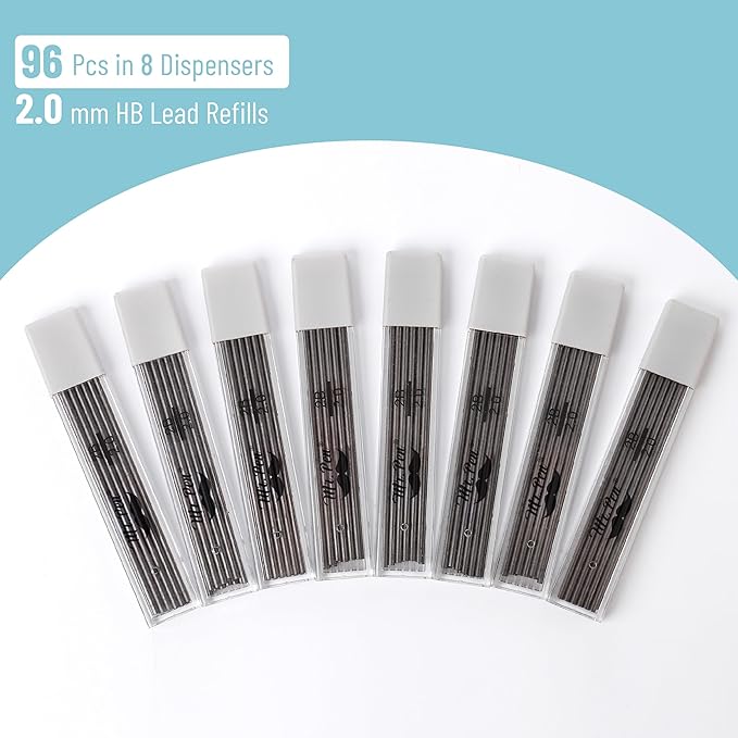 Mr. Pen- 96 Pack Extra Bold 2mm Pencil Lead Refills for Mechanical Pencils