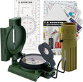 Brunton Deluxe Tactical Field Navigator Bundle – Model 94 Military Lensatic Compass (Made in USA) + Lite Tech 8x22 Monocular + Quick-Reference Navigation Card Set + Map Multi-Tool