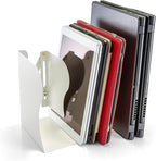 Officemate Adjustable Bookends, Expandable: 4"-18", White (93192)