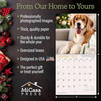 MICASA PRESS - Beagles 2025 Wall Calendar 12 Month | 12" x 24" Open | Thick & Sturdy Paper | Giftable | Dog Calendar 2025