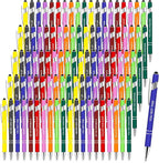 Greengines 100 PCS Inspirational Pens Bulk, Motivational Ballpoint Pen with Stylus Tip Funny Ink Pens Bulk Inspirational Gifts for Women Coworkers Office Supplies Black Ink…