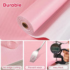 ALIUNI Drawer and Shelf Liner, Non-Slip Kitchen Cabinet Liners Non-Adhesive Thick Strong Grip Waterproof Washable Mats Protect Dresser Shelves Cupboard Bathroom Cabinets, Pink, 12 in X 10 FT