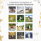 RED EMBER Australian Shepherds Aussies 2026 Wall Calendar 12 Month | 12" x 24" Open | Thick & Sturdy Paper | Holiday Gift | Cute Puppy Dog Calendar 2026