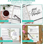 Christian Planner 2026 Daily Planner - Faith Based Monthly and Weekly Planner, Vision Board, and Habit Tracker - 2026 Calendar, Personal Organizer and Devotional Journal (Spiral, Fig)