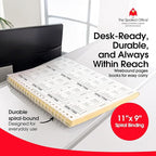 The Spoiled Office Hall Pass Slip Book with Carbonless Duplicates 400 Pcs - 2 3/4"x3 3/4"- Easy Tracking Log Book for School Carbon Copy, School Supplies, Office Supplies for Desk, Spiral Bound.