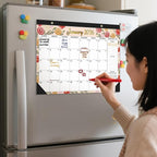 Desk Calendar 2026, With 2 sticker, 18 Month Calendar Running to June 2027-17" x 12" Desktop/Wall Monthly Calendar for Homes, School/Office(Watercolor flowers)