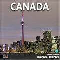 RED EMBER Canada 2026 Wall Calendar 12 Month | 12" x 24" Open | Thick & Sturdy Paper | Holiday Gift | Travel Calendar 2026