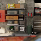 Regal Altair 21" Deep x 54" Wide x 64" Height Wire Shelving Kit | 5-Tier | NSF Commercial Storage Rack Unit