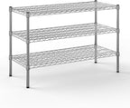 Regal Altair 18" Deep x 42" Wide x 27" Height Wire Shelving Kit | 3-Tier | NSF Commercial Storage Rack Unit