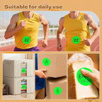 3 Inch Round Color Coding Labels (500 per Roll) - Colored Dot Stickers Round Labels for Inventory, Warehouse, Office Organizing - Fluorescent Green Circle Stickers