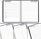 AT-A-GLANCE 2026 Planner, Monthly, 7" x 8-1/2", Medium, Hardcover, DayMinder, Black (G400H0026)