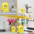 Smilelife Funny Office Cubicle Decor Answer Desk Rates Desk Sign Team Office Gag Gifts for Coworker Teammate Employee Boss Manager