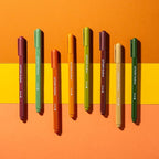 DIVERSEBEE Fine Tip Pens, 8 Bible Pens No Bleed Through, Assorted Colors, 0.5mm Fine Point Fineliner Markers for Journaling, Bible Study Journaling Supplies and Accessories (Autumn)