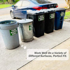 Yard Waste Only Signs 2 Pack - 10" x 7" Recycle Stickers, Waterproof Vinyl, Indoor & Outdoor