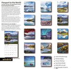 2026 Wall Calendar,14 Monthly Wall Calendar Beautiful World Nov. 2025 - Dec. 2026, 12" x 18.2" Opened,Full Page Months Thick Paper for Gift Calendar Organizing & Planning