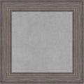 Amanti Art Grey Framed Magnetic Board 21x21 Small Vision Board for use with Magnets, 100% Metal Sheet to Display Items as Office Decor or for Home Organization in mudroom, Kitchen or Kids Room