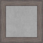 Amanti Art Grey Framed Magnetic Board 21x21 Small Vision Board for use with Magnets, 100% Metal Sheet to Display Items as Office Decor or for Home Organization in mudroom, Kitchen or Kids Room