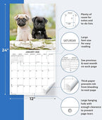 2026 Puppies Monthly Wall Calendar | Cute Dogs Calendar September 2025 - December 2026