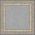 Amanti Art Silver Framed Magnetic Board 17x17 X-Small Vision Board for use with Magnets, 100% Metal Sheet to Display Items as Office Decor or for Home Organization in mudroom, Kitchen or Kids Room