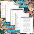2026-2028 Monthly Planner - 2 Year Monthly Planner/Calendar 2026-2028, July 2026 - June 2028, 9" x 11", 24 Monthly Tabs, Double-Sided Pocket, Twin-wire Binding, Holidays, Inspirational Quotes