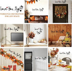 Love You Bye Wood Sign,Fall Decoration for Home&Halloween Decoration Fall Decor Autumn Wall Decor Wooden Pumpkin Sign forHallway Entryway Door,Porch,Fireplace Mantel Thanksgiving Farmhouse Living Room