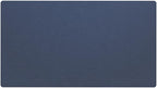 Nekmit Leather Desk Blotter Pad 36 x 20 Inches, Flat, Non-Slip, Waterproof, Blue