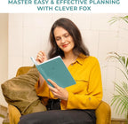 Clever Fox Dated Planner 2026-2027 – Weekly Life Planner Notebook for Time Management – Planner with Habits Tracker & To-Do List (Aquamarine)