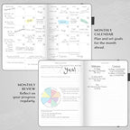 Legend Planner – Weekly & Monthly Life Planner to Hit Your Goals & Live Happier. Organizer Notebook & Productivity Journal. A5 (Mystic Gray)