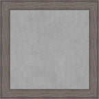 Amanti Art Grey Framed Magnetic Board 29x29 Medium Vision Board for use with Magnets, 100% Metal Sheet to Display Items as Office Decor or for Home Organization in mudroom, Kitchen or Kids Room