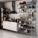 Regal Altair 24" Deep x 48" Wide x 86" Height Wire Shelving Kit | 8-Tier | NSF Commercial Storage Rack Unit